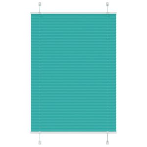 vidaXL Plisirana roleta Petrol zelena 90x150 cm &Scaron;irina tkanine 89,4 cm