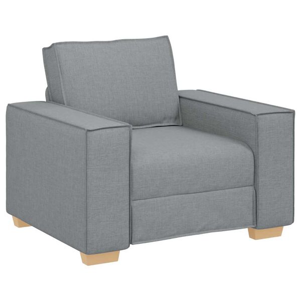 vidaXL Sofa fotelja svijetlo siva 100x78x84 cm tkanina