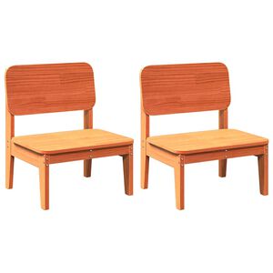 vidaXL Vrtne stolice 2 kom vo&scaron;tano smeđe 60x52,5x72 cm borovine