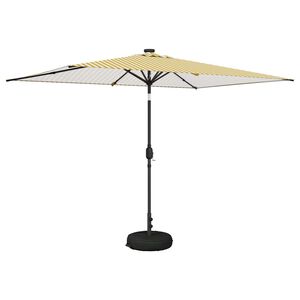 vidaXL Suncobran za vrt s LED svjetlima i postoljem 200 x 300 cm
