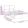 vidaXL Krevet s od storage Sonoma hrast 120 x 200 cm Konstruirano drvo