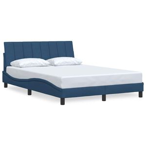 vidaXL Okvir kreveta bez madraca Hanko plava 120x200 cm tkanina