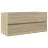 vidaXL Ormarić za umivaonik boja hrasta sonome 100x38,5x45 cm drveni