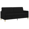 vidaXL Sofa s pohranom Crna 192 x 78 x 87 cm Poliester