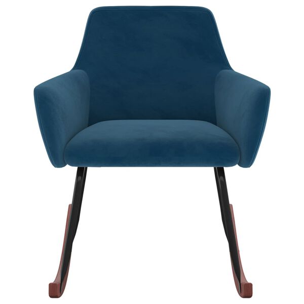 vidaXL Stolica za ljuljanje plava bar&scaron;unasta