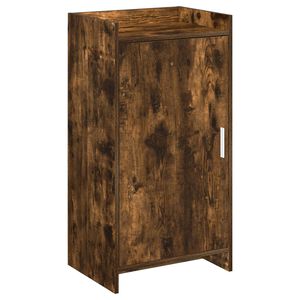 vidaXL Ormar za cipele s pohranom Dimljeni hrast 48 x 36 x 92 cm