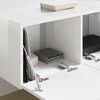 vidaXL TV zidni ormar Zidne 2 pcs Sjajno bijelo 78,5 x 31 x 29,5 cm
