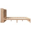 vidaXL Krevet s regalom za knjige bez madraca 180x200 cm od borovine