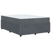 vidaXL Krevetna konstrukcija Tamno siva 160 x 200 cm tkanina
