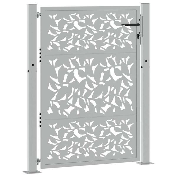 vidaXL Vrtna vrata 100x125 cm, dizajn s krilima otpornim na vremenske uvjete i čelikom