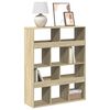vidaXL Regal za knjige boja hrasta 100x33x125,5 cm konstruirano drvo