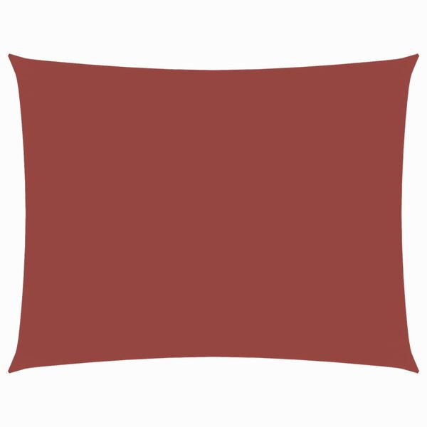 vidaXL Jedro protiv sunca od tkanine Oxford pravokutno 6x7 m terakota