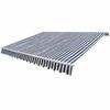 vidaXL Sklopiva motorizirana tenda 600 cm plavo-bijela