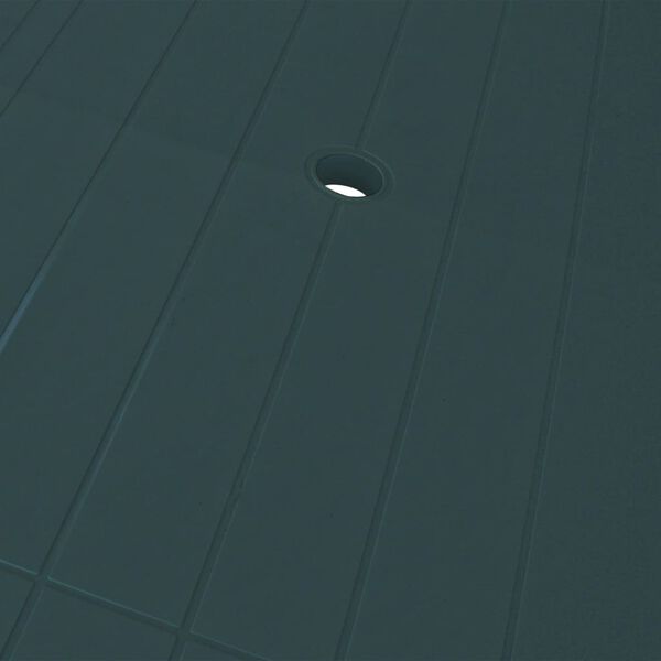 vidaXL Vrtni stol od plastike zeleni 126 x 76 x 72 cm