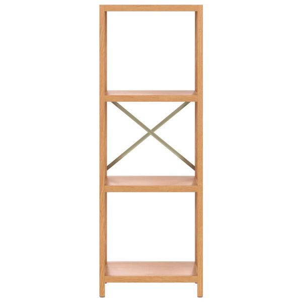 vidaXL Polica s 4 razine 40 x 30 x 112 cm od masivne hrastovine