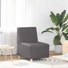vidaXL Modularna sofa bez naslona 3 pcs Siva 55 x 74 x 82 cm