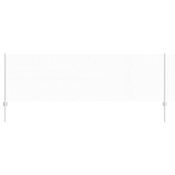 vidaXL Ograda s postovima Srebrno 0,8 x 10 m Čelik