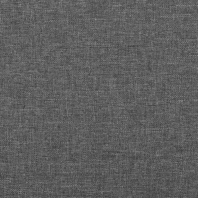 vidaXL Krevet s oprugama i madracem tamnosivi 140x190 cm od tkanine