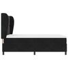 vidaXL Krevet s opruga kutije s madracem Crna 190 x 140 cm Poliester