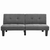 vidaXL Sofa Krevet Svijetlo siva 162 x 88 x 36 cm tkanina