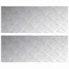 vidaXL Stepenica 2 kom. 100 x 40 cm Srebrno Aluminij Pravokutni