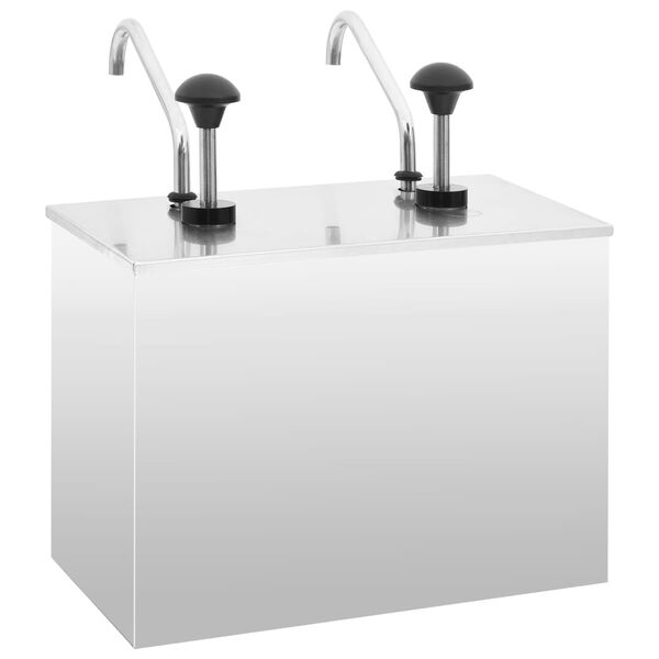 vidaXL Dozator za umak od nehrđajućeg čelika 2 x 3,5 L