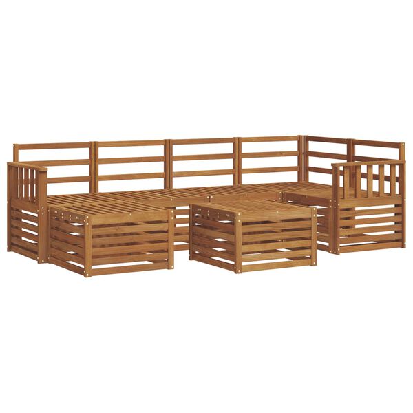 vidaXL Setovi sofa Prirodna Čvrsto drvo akacije