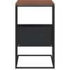 vidaXL Bočni stolić crni 55 x 36 x 59,5 cm od konstruiranog drva