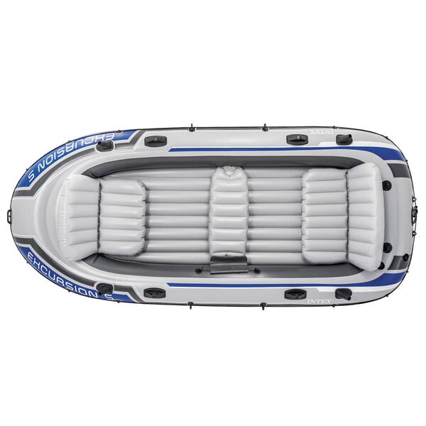 Intex čamac na napuhavanje Excursion 5 s elektromotorom i nosačem