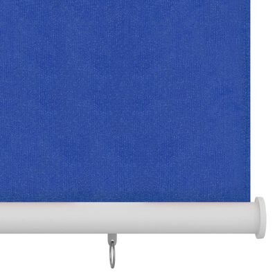 vidaXL Vanjska roleta za zamračivanje 140 x 230 cm plava HDPE