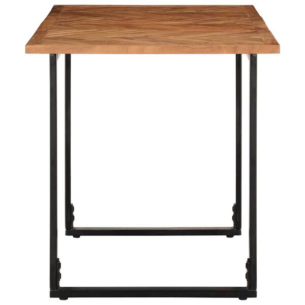 vidaXL Blagovaonski stol 140 x 70 x 75 cm od masivno drvo bagrema