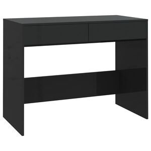 vidaXL Radni stol crni 101 x 50 x 76,5 cm od konstruiranog drva