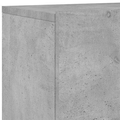 vidaXL 6-dijelni zidni TV elementi svjetlima boja betona drveni
