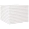 vidaXL Vrtna sadilica bijela 60x60x46 cm od masivne borovine