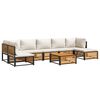 vidaXL 8-dijelna set vrtnih sofa s jastucima masivno bagremovo drvo