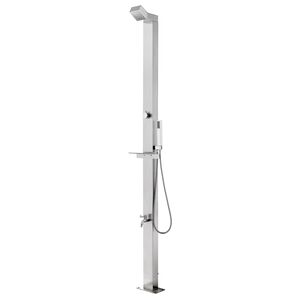 vidaXL Vrtni tu&scaron; od nehrđajućeg čelika 220 cm