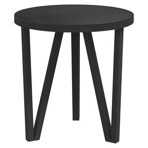 vidaXL Stolić za čaj crni &Oslash; 35 cm MDF