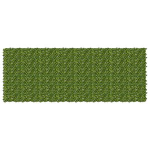 vidaXL Zaslon za balkon s li&scaron;ćem Zelena i žuta 400 x 150 cm