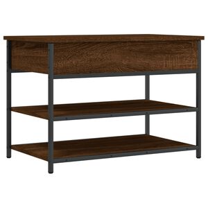 vidaXL Klupa za cipele smeđa boja hrasta 70x42,5x50 cm drvene