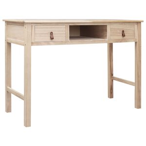 vidaXL Pisaći stol prirodna boja 110 x 45 x 76 cm drveni
