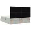 vidaXL Krevet s od storage Svijetlo siva 200 x 200 cm Bar&scaron;un