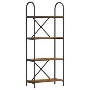 vidaXL Polica 4 razina 60 x 30 x 146 cm Konstruirano drvo