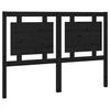 vidaXL Uzglavlje za krevet crno 140,5 x 4 x 100 cm od masivne borovine