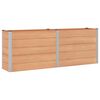 vidaXL Povi&scaron;ena vrtna gredica Smeđa 250 x 50 x 91 cm WPC i aluminij
