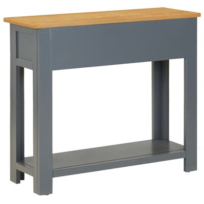 vidaXL Konzolni stol od masivne hrastovine 83 x 30 x 73 cm