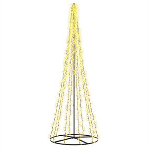 vidaXL LED božićno drvce EKENAS 285 cm 1550 LED lampica Topla bijela