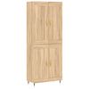 vidaXL Visoka komoda hrasta sonome 69,5x34x180cm od konstruiranog drva