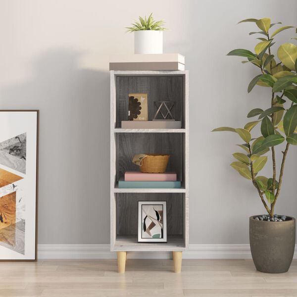 vidaXL Komoda boja hrasta sonome 34,5x32,5x90 cm konstruirano drvo