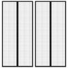 vidaXL Zastori protiv insekata 2 kom s magnetima 220 x 110 cm crni