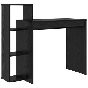 vidaXL Stol Crni hrast Konstruirano drvo 100 x 40 x 90 cm